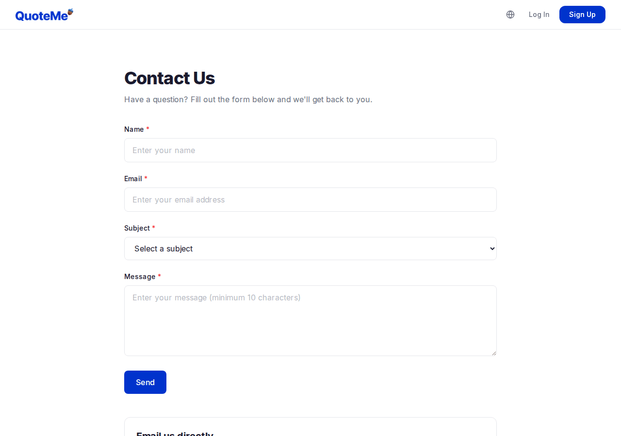 Contact Us - contact